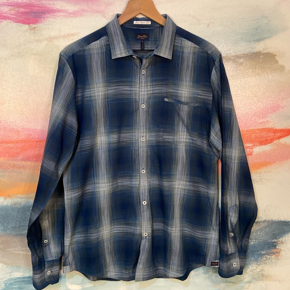 🔥EC🔥GoodMan Brand 100% Cotton Button Up Shirt.